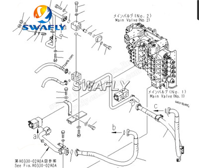 SWAFY မှ Original ပြန်လည်ပြင်ဆင်ထားသော KOMATSU PC1250-8 Main Control Valve Assembly ကို မိတ်ဆက်ခြင်း