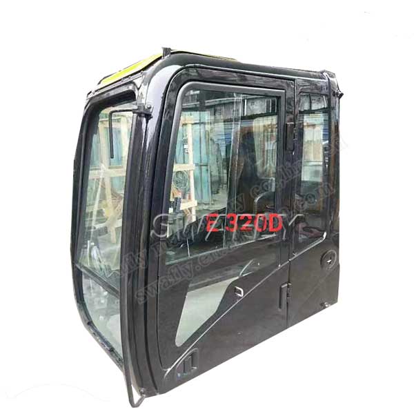 SWAFLY 320D 320D2 Excavator Cabin Digger အစိတ်အပိုင်းများ အော်ပရေတာ Cabin